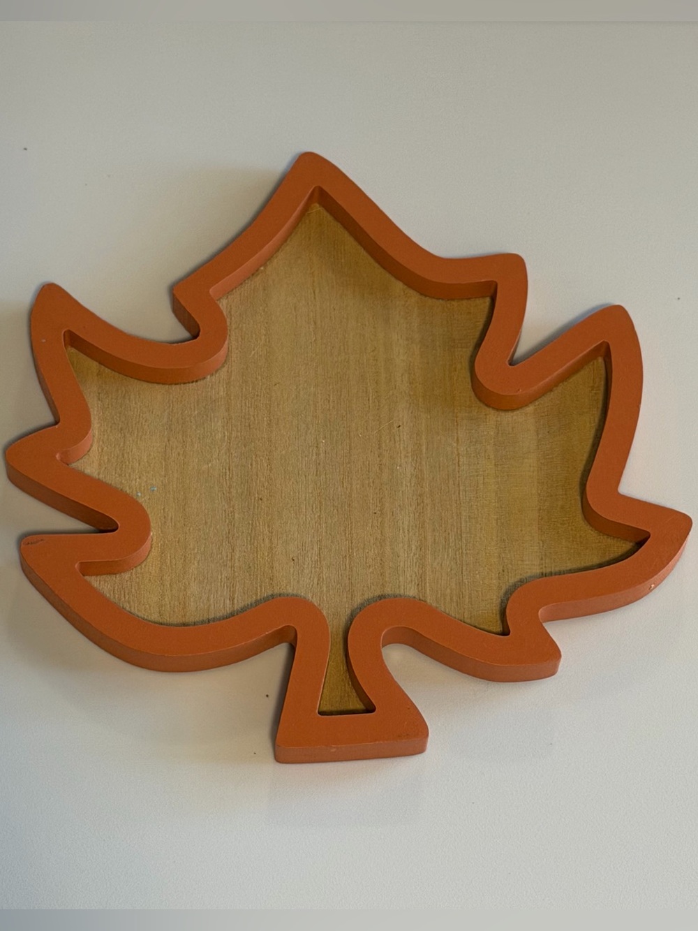 Autumn Leaf-Shaped Small Decorative Tray